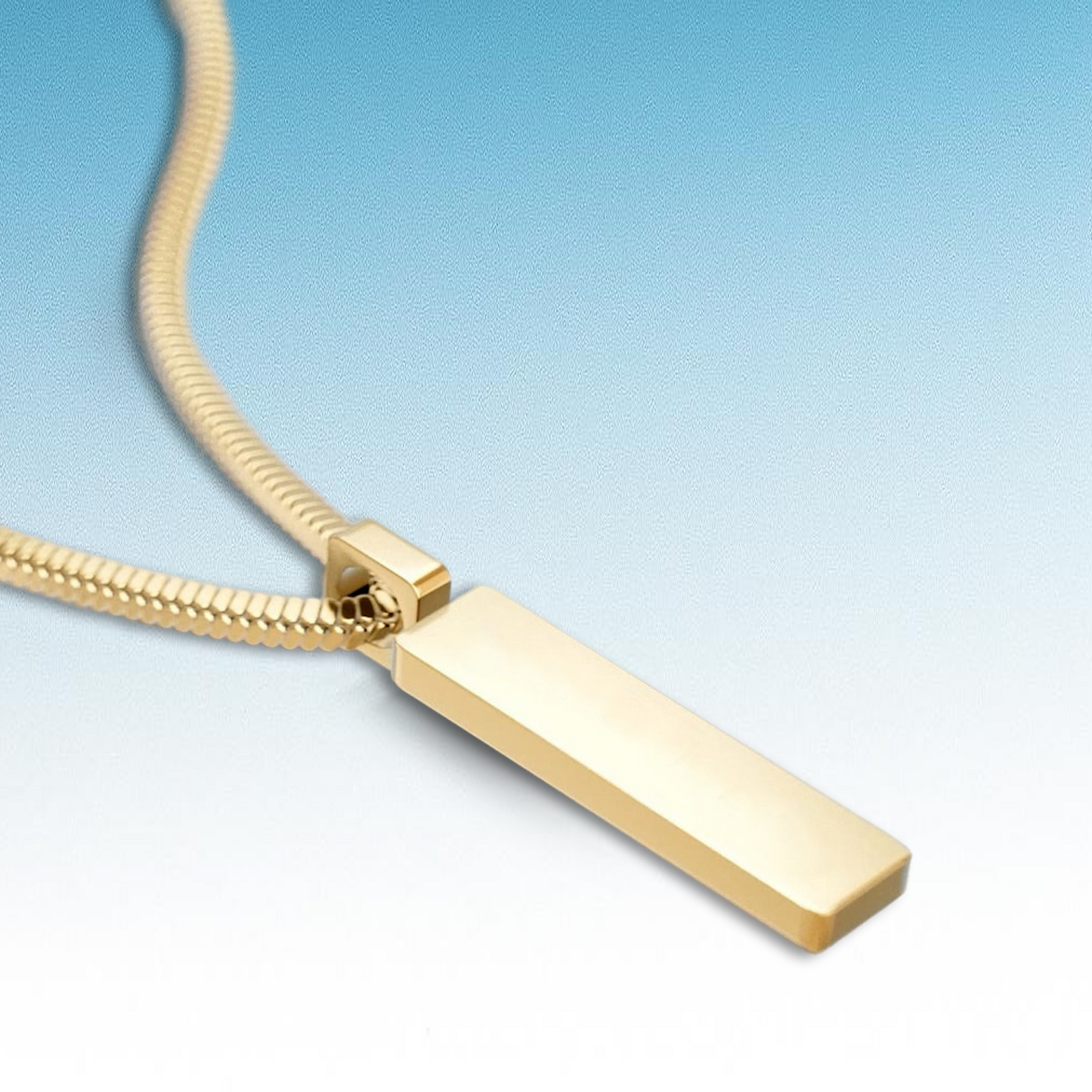 SQUARE PENDANT NECKLACE - A Z Z I U M .